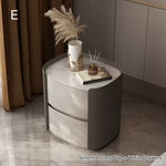 Helms Bedside Table, Wood Style E