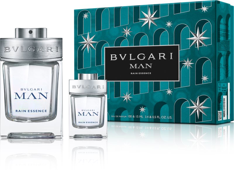 Bvlgari Man Rain Essence Gift Set 100ml EDP + 15ml Mini