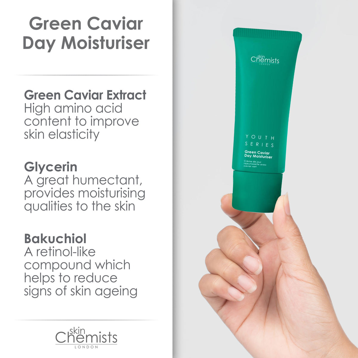 skinChemists Green Caviar Day Moisturiser 30ml