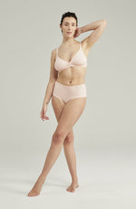 Nudea The Second Skin Stretch High Waist Brief Blush Pink