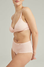 Nudea The Second Skin Stretch High Waist Brief Blush Pink