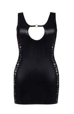 Beauty Night BN6678 Hollie Wetlook Erotic Dress Black