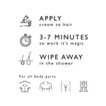 Charcoal Body Hair Removal Cream