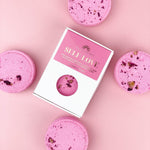 Self-love Aromatherapy Shower Steamer in Box - Rose Geranium, Black Pepper, Bergamot, Grapefruit and Rose Petals