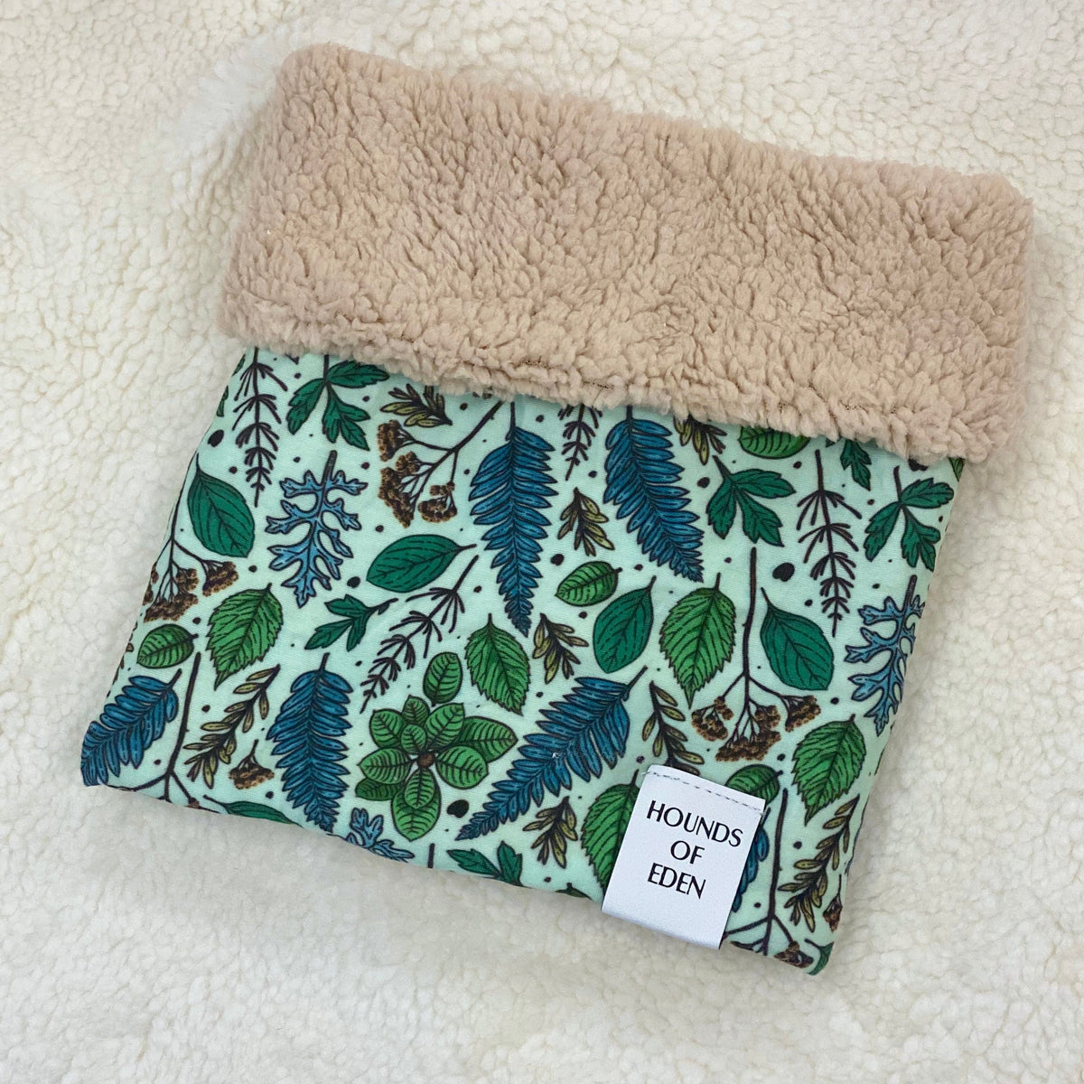 Ferntastic Faux Sherpa Fleece Dog Snood