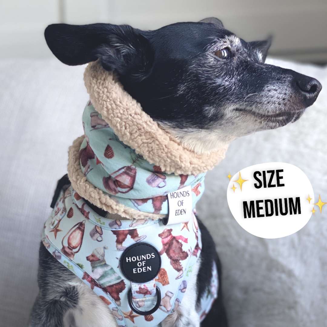 Ferntastic Faux Sherpa Fleece Dog Snood