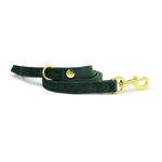 Olive Green Velvet Dog Harness