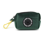 Olive Green Velvet Dog Harness