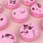 Self-love Aromatherapy Shower Steamer in Box - Rose Geranium, Black Pepper, Bergamot, Grapefruit and Rose Petals