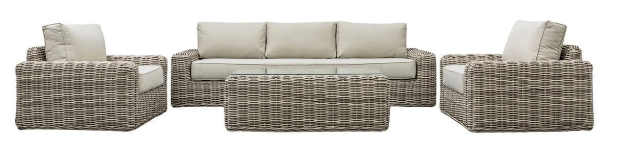 Ragusa Lounge Sofa and 2 Chairs Plus Table