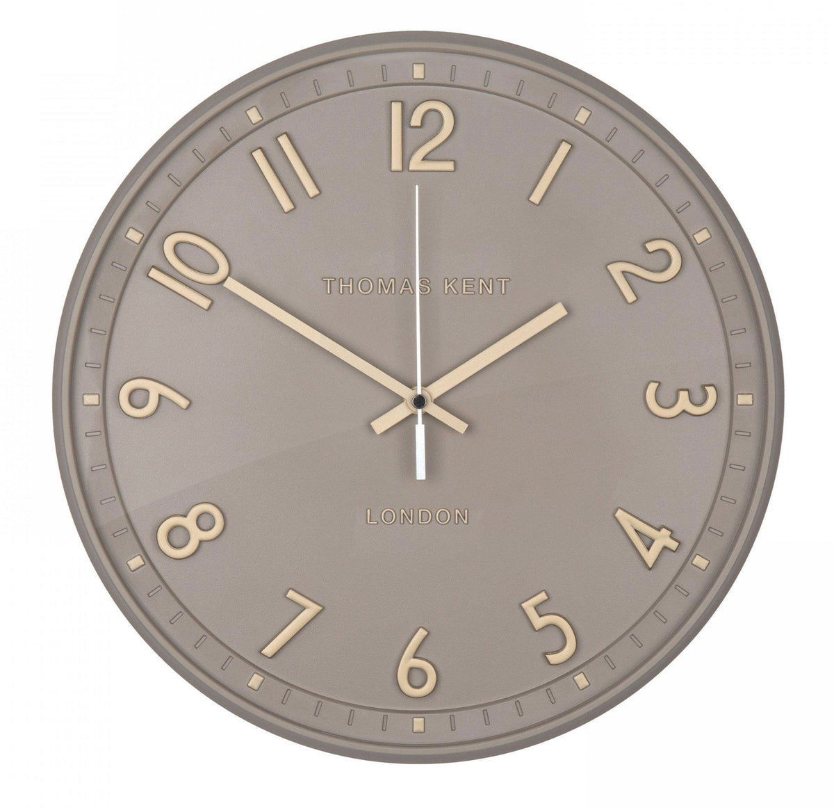 Tresco Round Wall Clock Beige