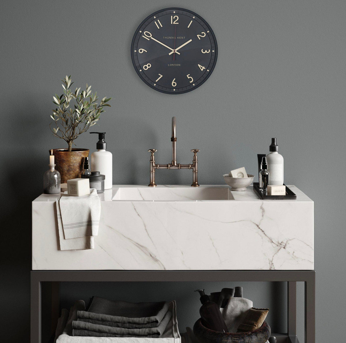 Tresco Round Wall Clock