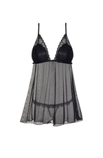 Beauty Night BN6629 Lauren Chemise Black
