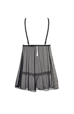 Beauty Night BN6629 Lauren Chemise Black