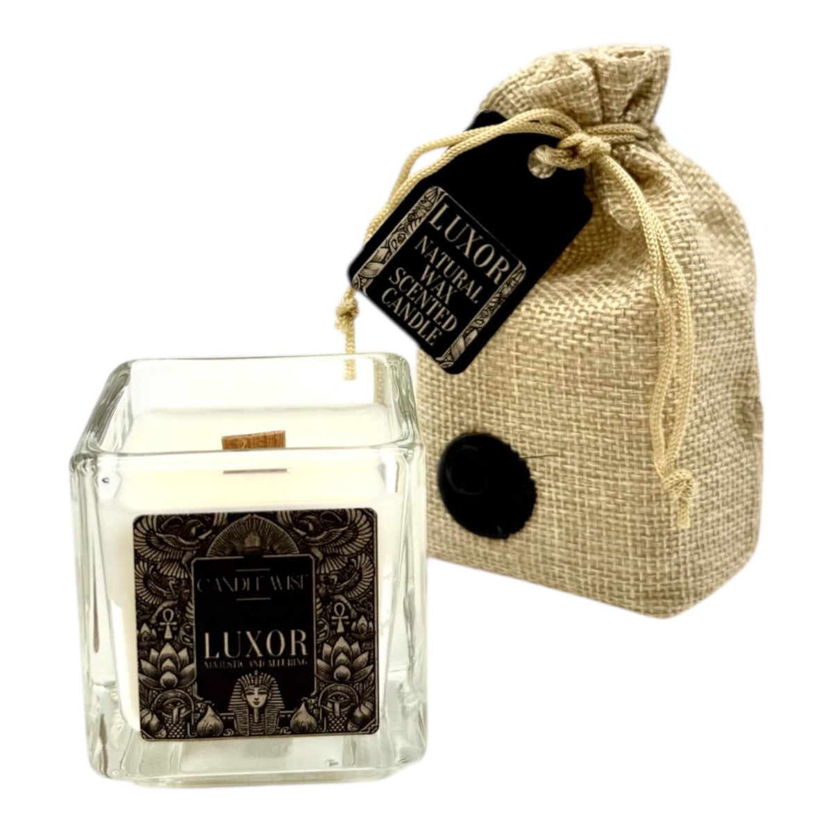 Candle Wise Luxor Mini Travel Size Scented Candle