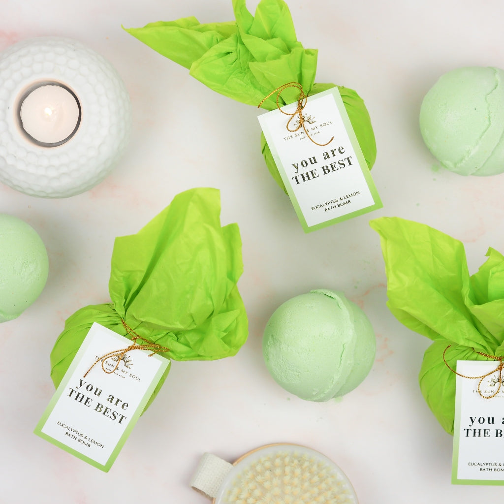 You Are The Best - Peppermint, Tea Tree Bath Bomb Refreshing Soak