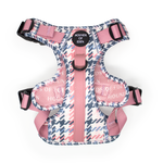 Pink Houndstooth Dog Supaw Strong Lite™ Harness (XS-XL)