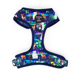 Polar Lights - Navy Polar Bear Design Dog Harness