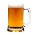 Large Straight Sided Glass Tankard 670ml