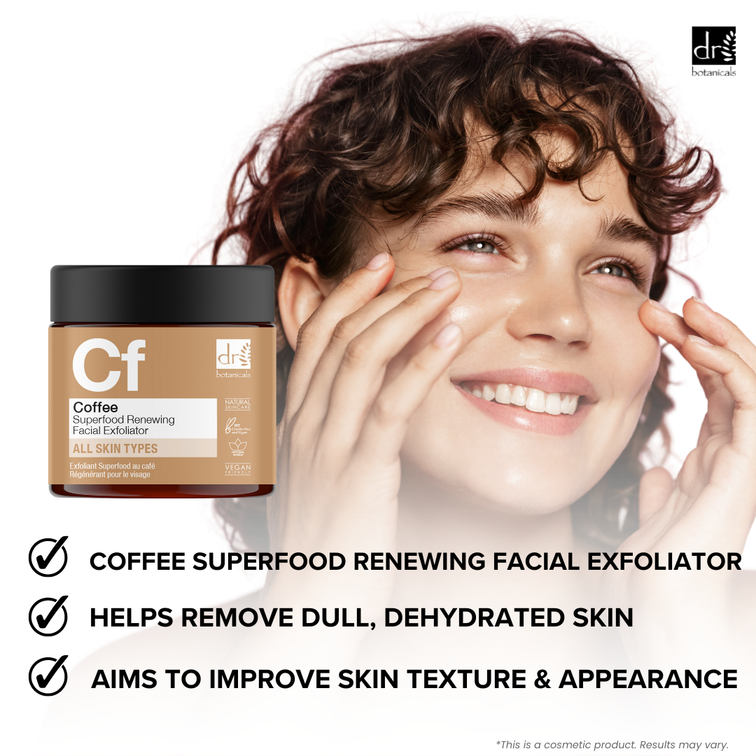 Dr Botanicals Coffee Superfood Renewing Facial Exfoliator 60ml