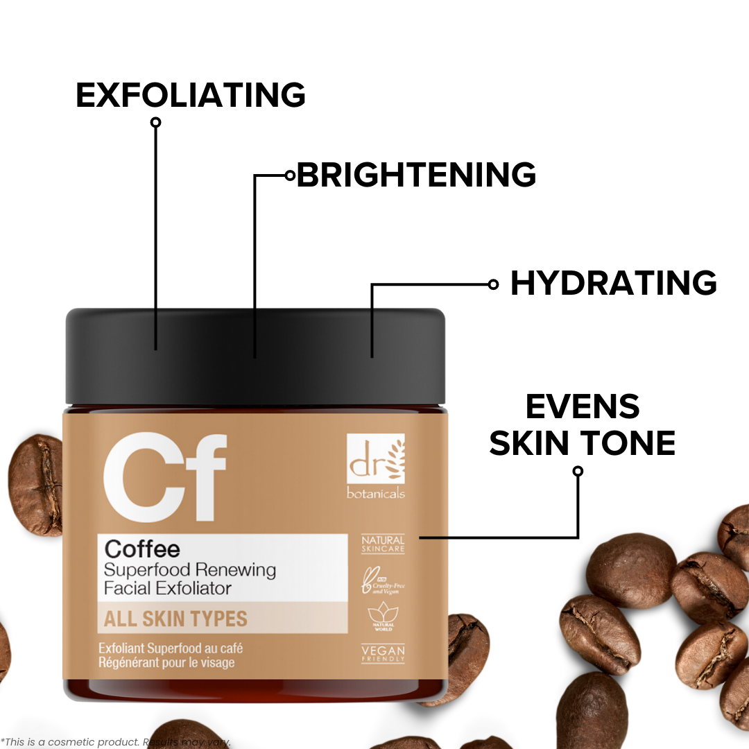 Dr Botanicals Coffee Superfood Renewing Facial Exfoliator 60ml