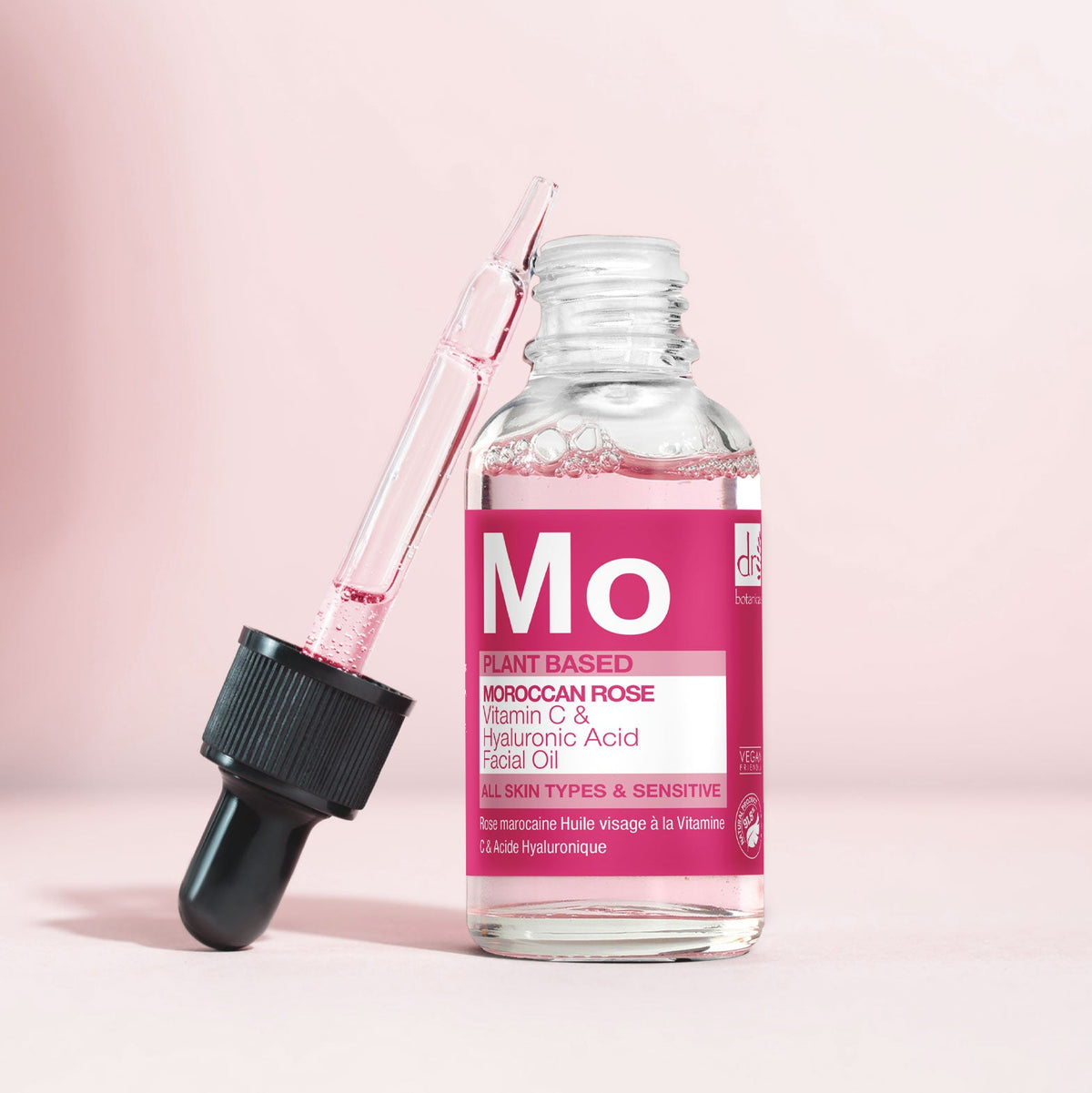 Dr Botanicals Moroccan Rose Facial Oil with Hyaluronic Acid & Vitamin C 15ml / 30ml