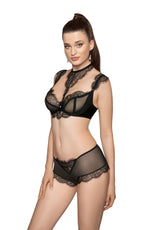 Roza Idrisa Black Soft Cup Bra