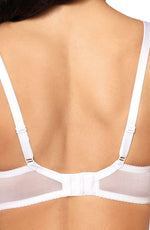 Roza Anuk Semi Sheer White Soft Cup Bra