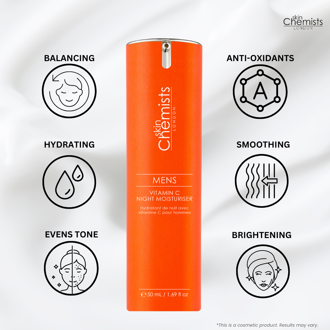 skinChemists Men's Vitamin C Night Moisturiser 50ml