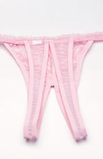 Shirley of Hollywood Thong Pink One Size
