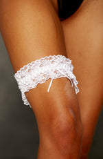 Shirley of Hollywood Pink Lace Garter One Size