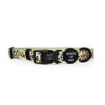 Sage Leopard Design Dog Collar