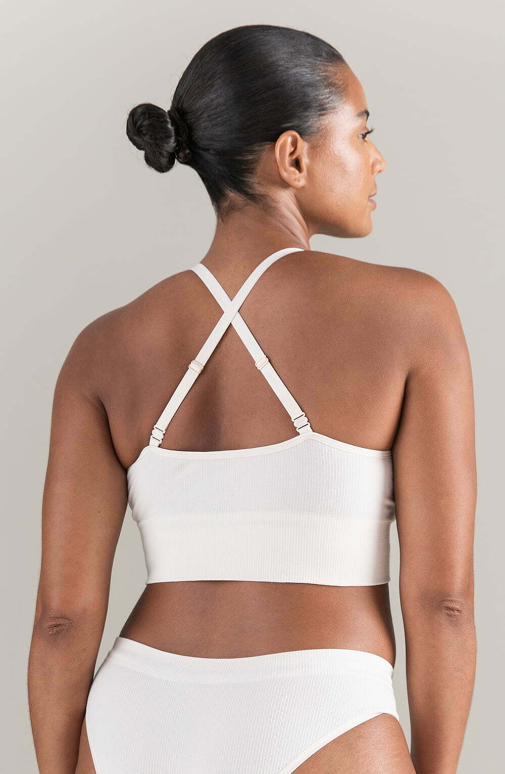 Nudea The TENCEL™ Seamless Bralette White Sand