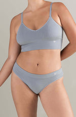 Nudea The TENCEL™ High Leg Brief Storm Grey