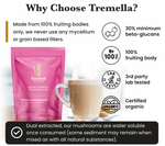 Tremella Mushroom Organic Extract - 30% Beta Glucans (60g)