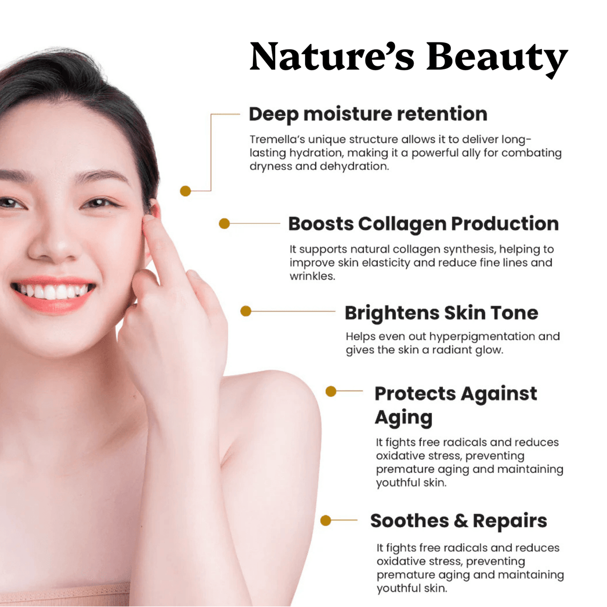 Tremella Mushroom Organic Extract - 30% Beta Glucans (60g)