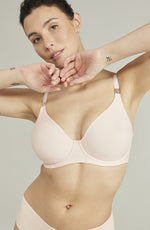 Nudea The Stretch Boss Full Cover Bra Blush Pink Up to G Cup