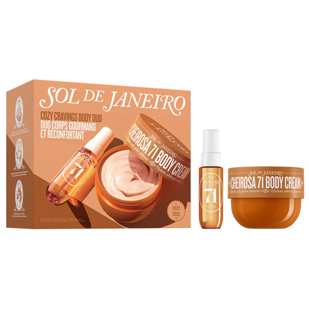 Sol de Janeiro Cozy Cravings Body Duo – Cheirosa 71 Cream 240ml & Perfume Mist 30ml Gift Set