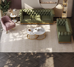 Abbado Chesterfield Three Seater Sofa, Real Leather