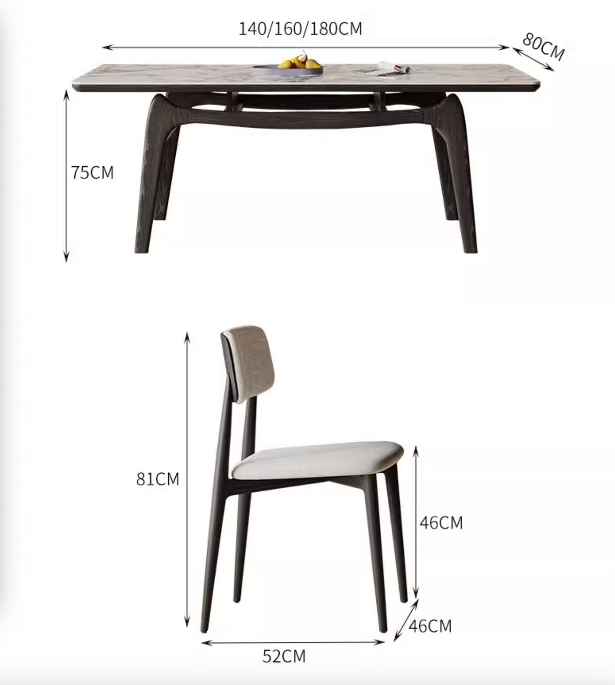 Dobson Dining Table, Sintered Stone
