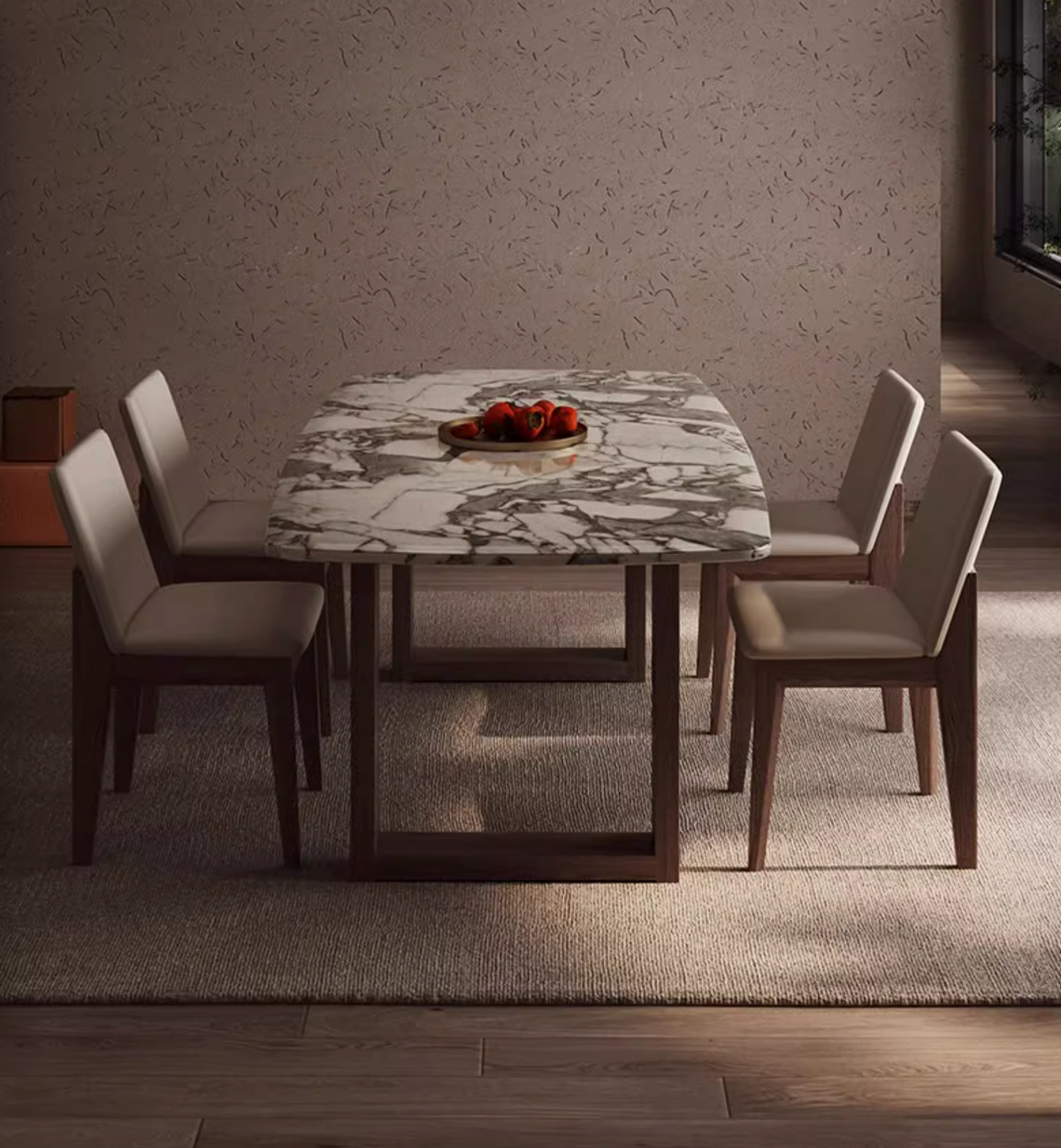 Donovan Dining Table, Marble
