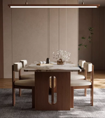 Dudley Dining Table, Marble