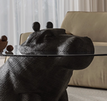 Hippo Side Table, Glass