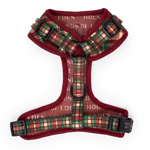 Tartan Me Up - Red & Cream Tartan Design Dog Harness