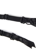 YesX Gartered High Waisted Panty Black