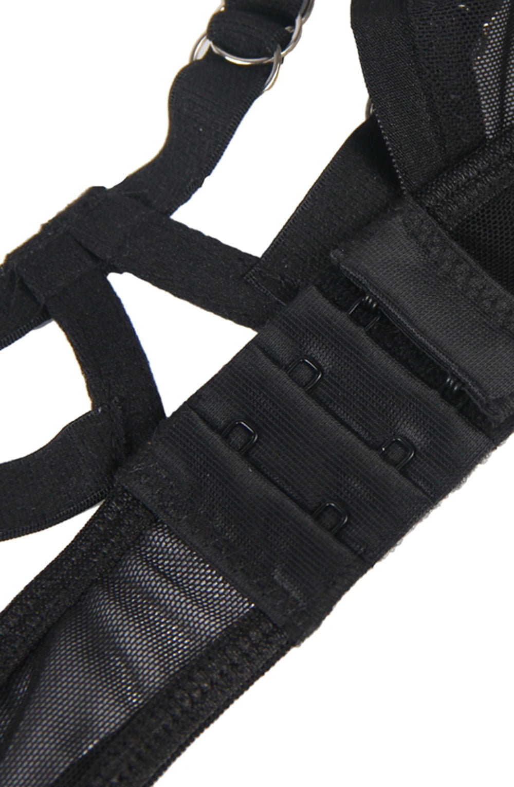 YesX Bra Lingerie Set Black