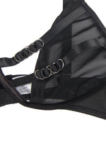 YesX Bra Lingerie Set Black