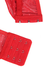 YesX Red Polka Dot Babydoll Set