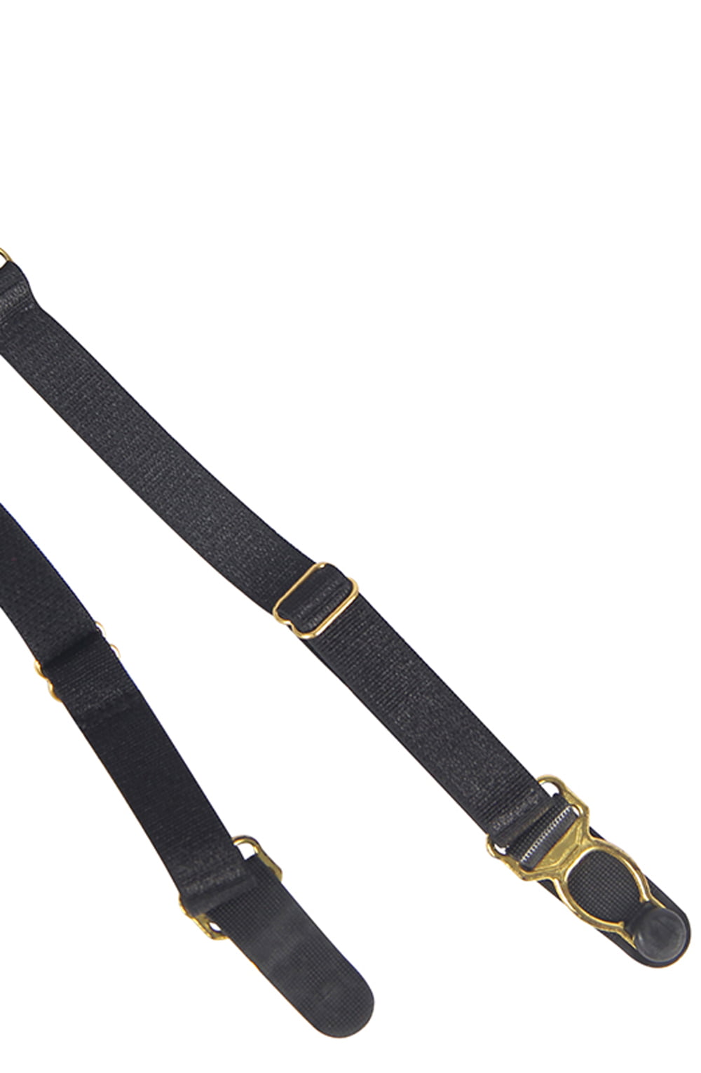 YesX Gartered Zip-up Wet Look 2 Piece Babydoll Set Black