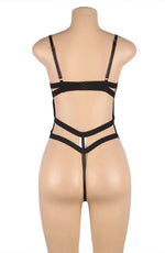 YesX Strappy Bodysuit Black